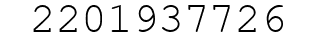 Number 2201937726.
