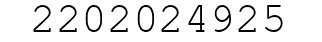 Number 2202024925.