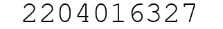 Number 2204016327.
