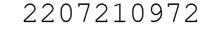 Number 2207210972.