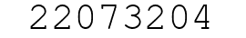 Number 22073204.