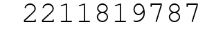 Number 2211819787.