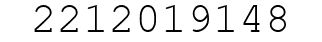 Number 2212019148.