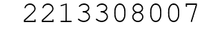 Number 2213308007.