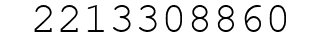Number 2213308860.