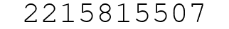 Number 2215815507.