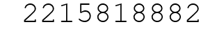 Number 2215818882.