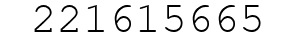 Number 221615665.