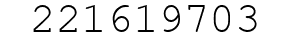 Number 221619703.