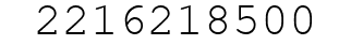 Number 2216218500.