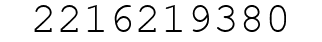 Number 2216219380.