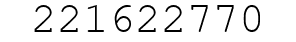 Number 221622770.