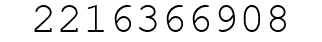 Number 2216366908.