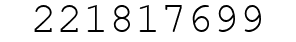 Number 221817699.