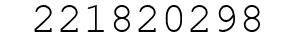 Number 221820298.