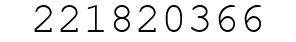 Number 221820366.