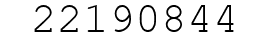 Number 22190844.