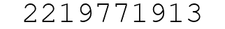 Number 2219771913.