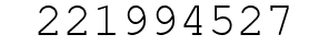 Number 221994527.