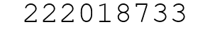 Number 222018733.