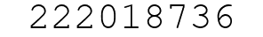 Number 222018736.