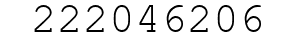 Number 222046206.