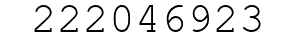 Number 222046923.