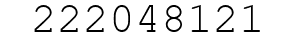 Number 222048121.
