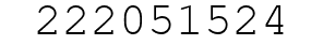 Number 222051524.