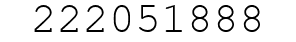 Number 222051888.
