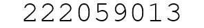 Number 222059013.