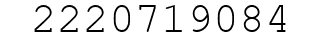 Number 2220719084.