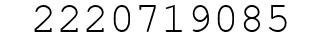 Number 2220719085.