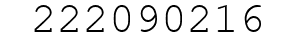 Number 222090216.