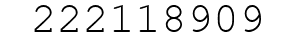 Number 222118909.