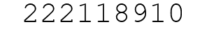 Number 222118910.
