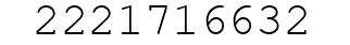 Number 2221716632.