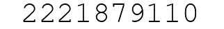 Number 2221879110.