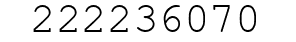 Number 222236070.