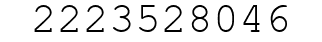 Number 2223528046.
