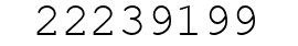Number 22239199.