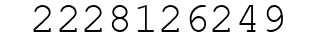 Number 2228126249.