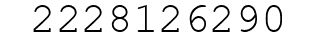 Number 2228126290.