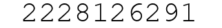 Number 2228126291.
