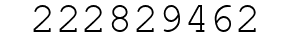 Number 222829462.