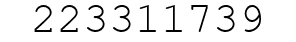 Number 223311739.