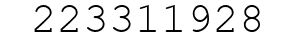 Number 223311928.