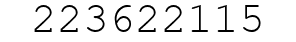 Number 223622115.