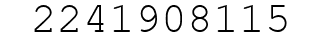 Number 2241908115.