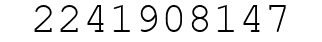 Number 2241908147.